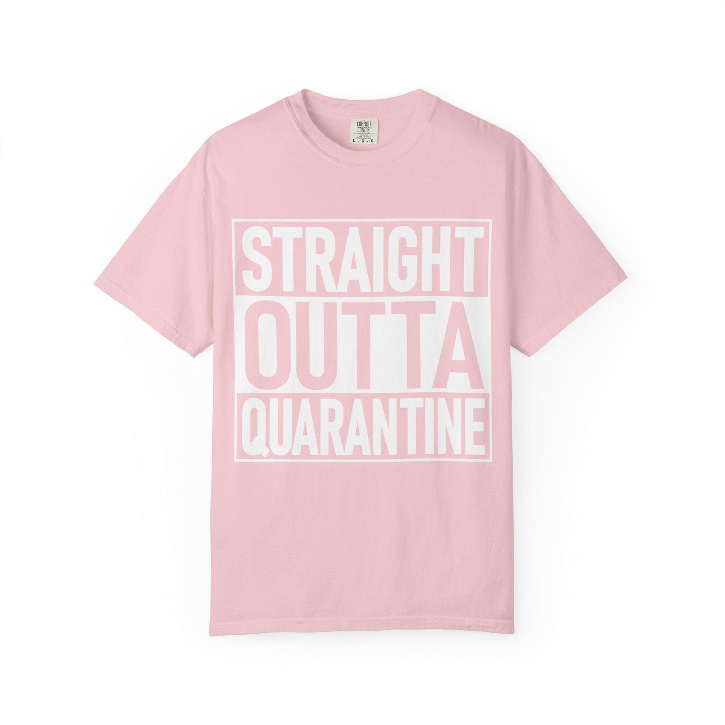 Straight Outta Quarantine T-shirt | Comfort Colors 1717 | Slang Thread