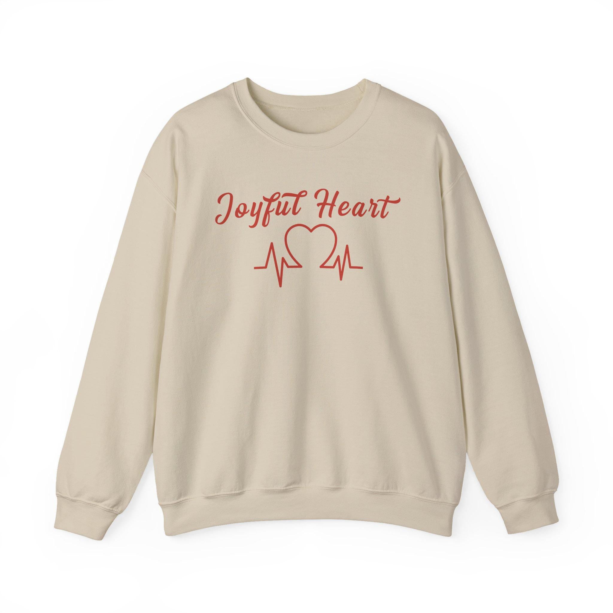Joyful Heart sweatshirt | Heart Illustration Crewneck