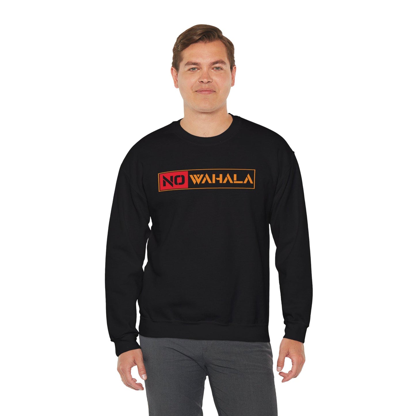NO WAHALA Sweatshirt | Gildan 1800 Slang Thread Design