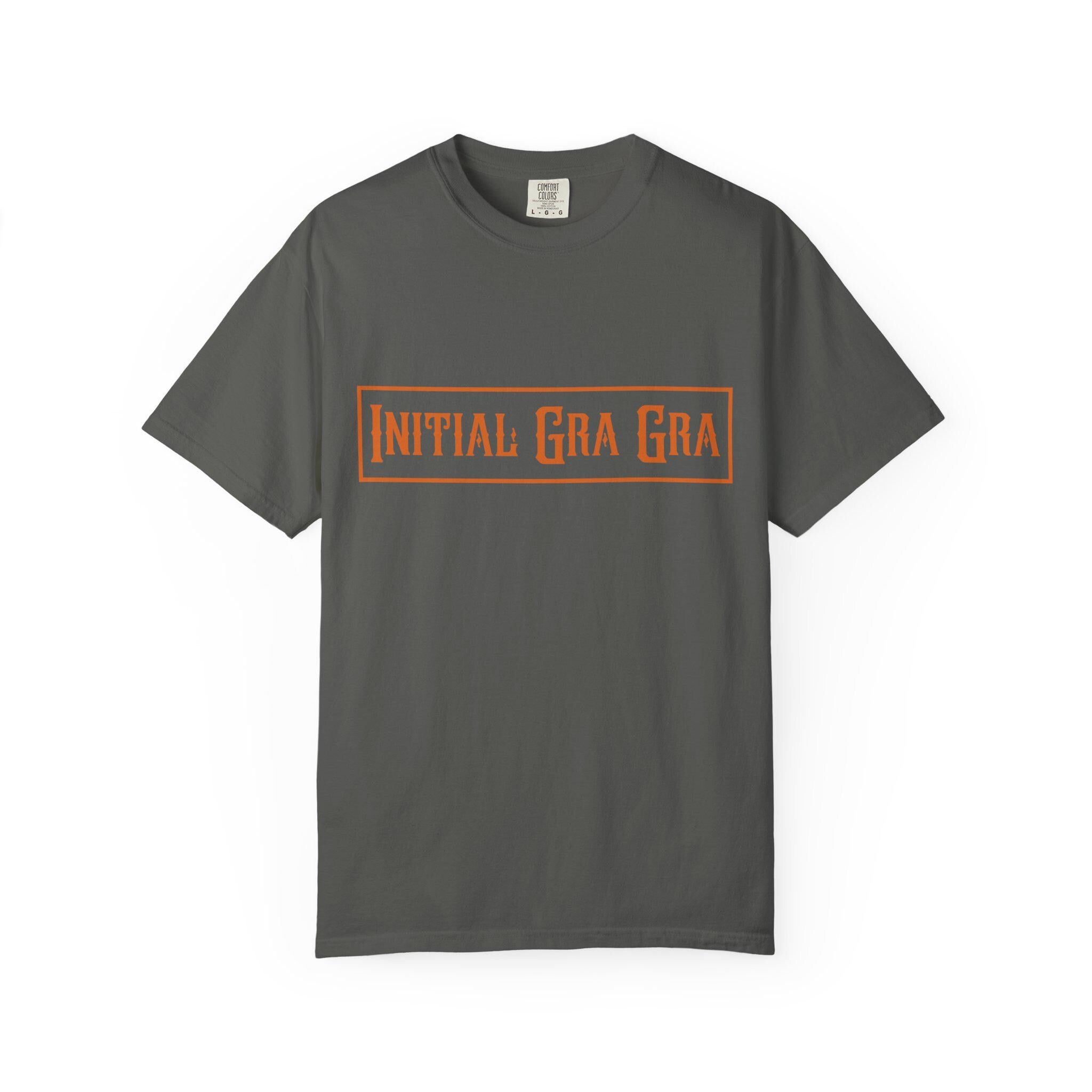 Initial Gra Gra T-shirt | Comfort Colors 1717 | Slang Thread