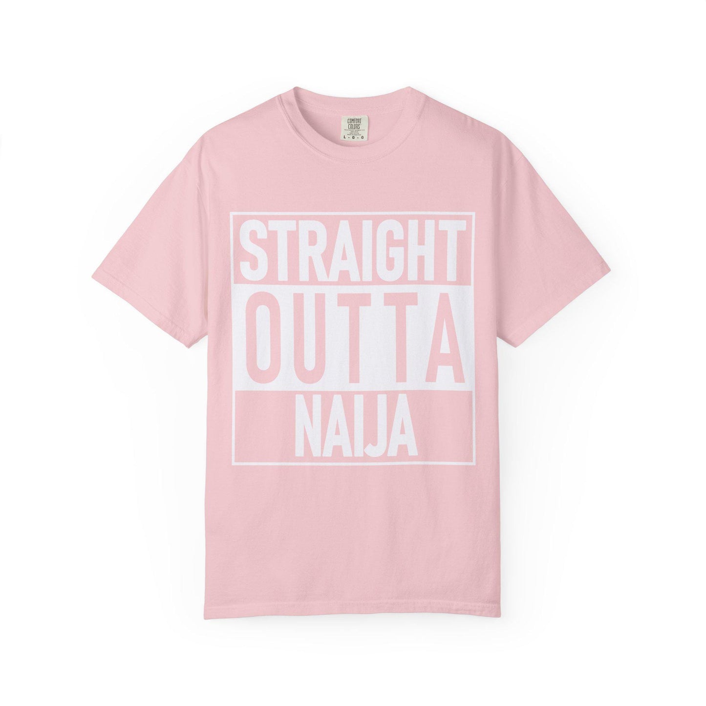 Straight Outta Naija T-shirt | Comfort Colors 1717 | Slang Thread