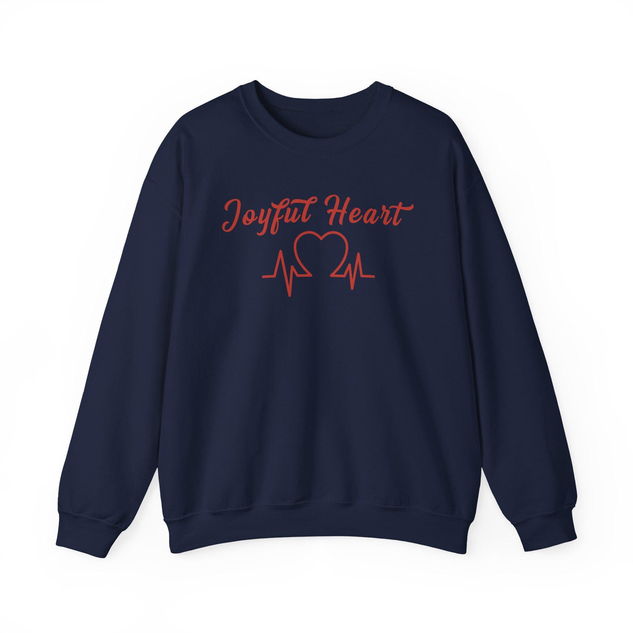 Joyful Heart sweatshirt | Heart Illustration Crewneck
