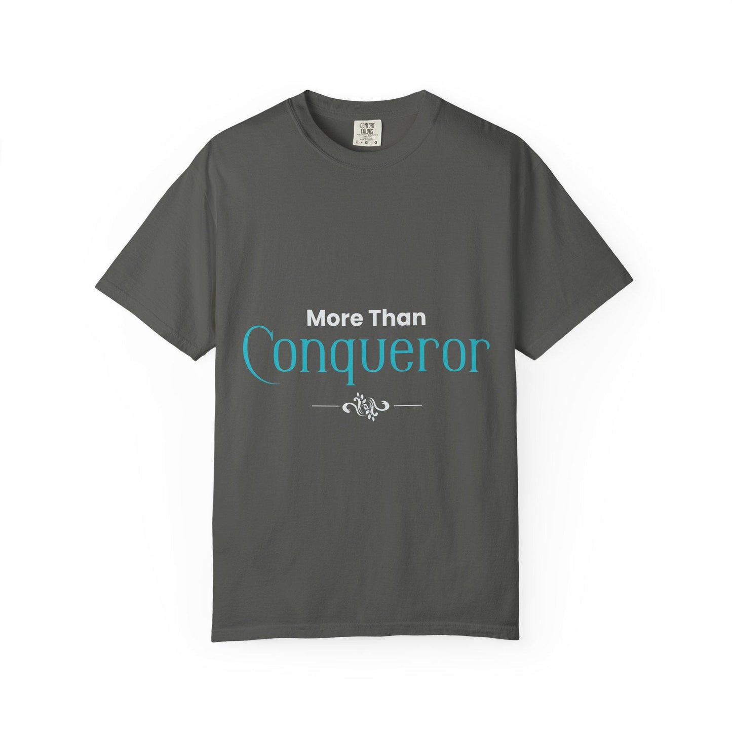 More than Conqueror T-shirt | Comfort Colors 1717 | Slang Thread