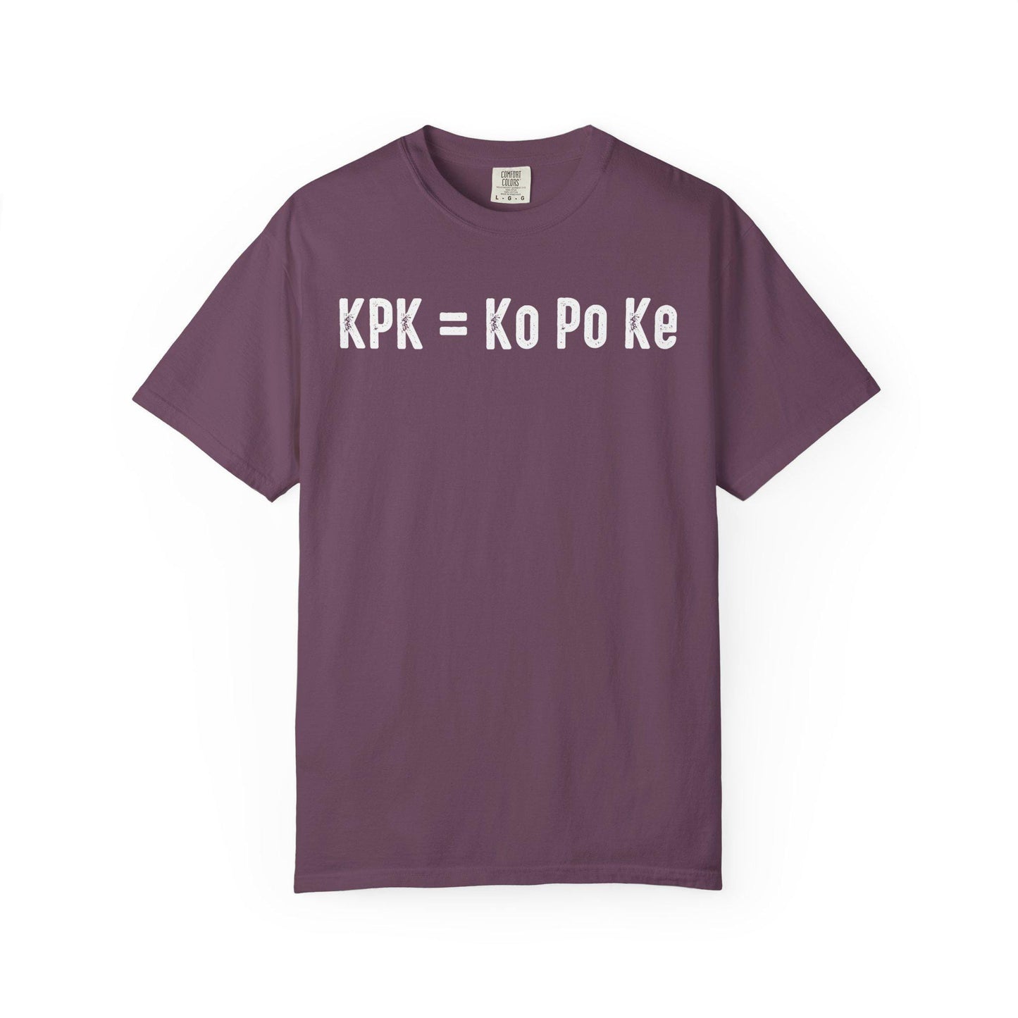 KPK = Ko Po Ke T-shirt | Comfort Colors 1717 | Slang Thread