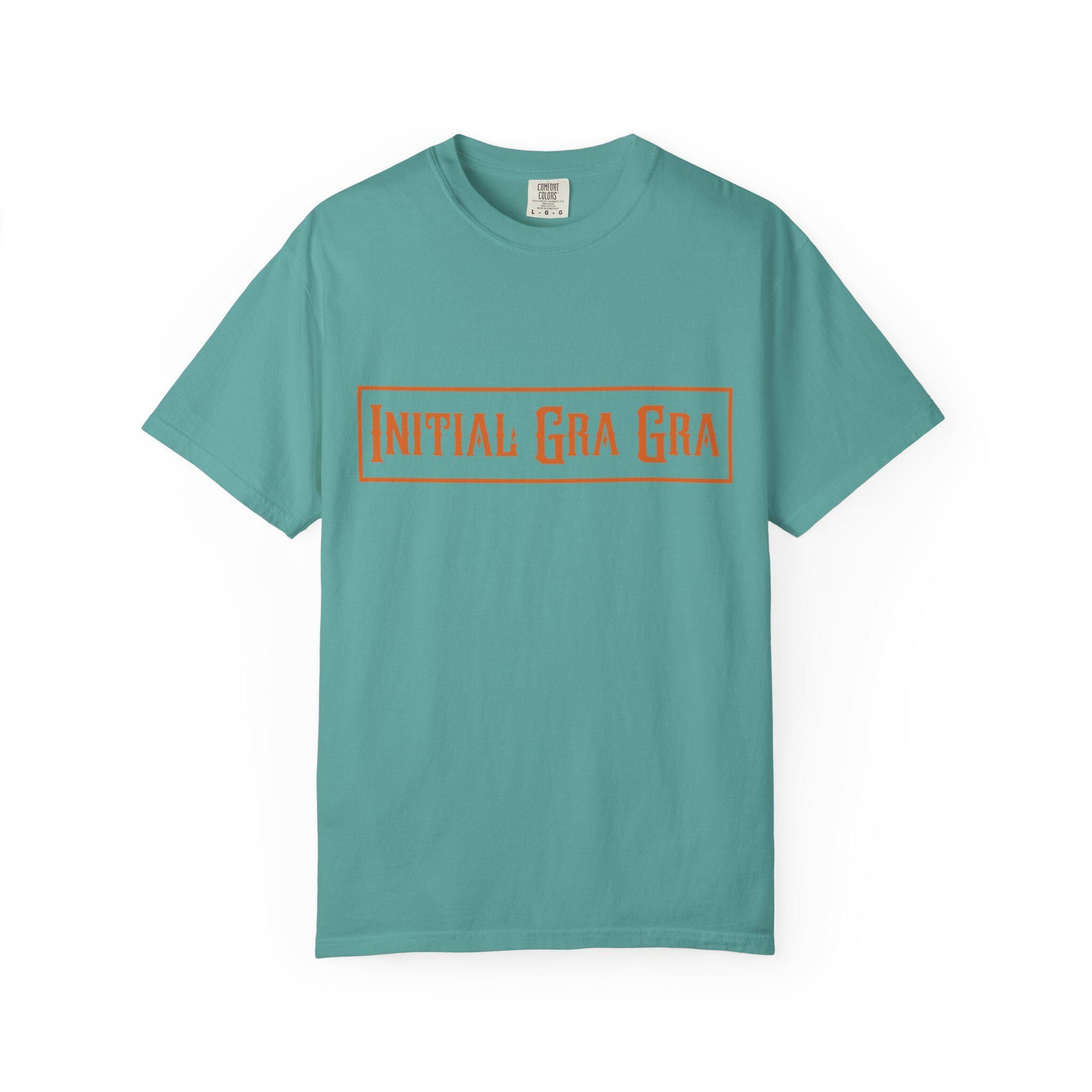 Initial Gra Gra T-shirt | Comfort Colors 1717 | Slang Thread