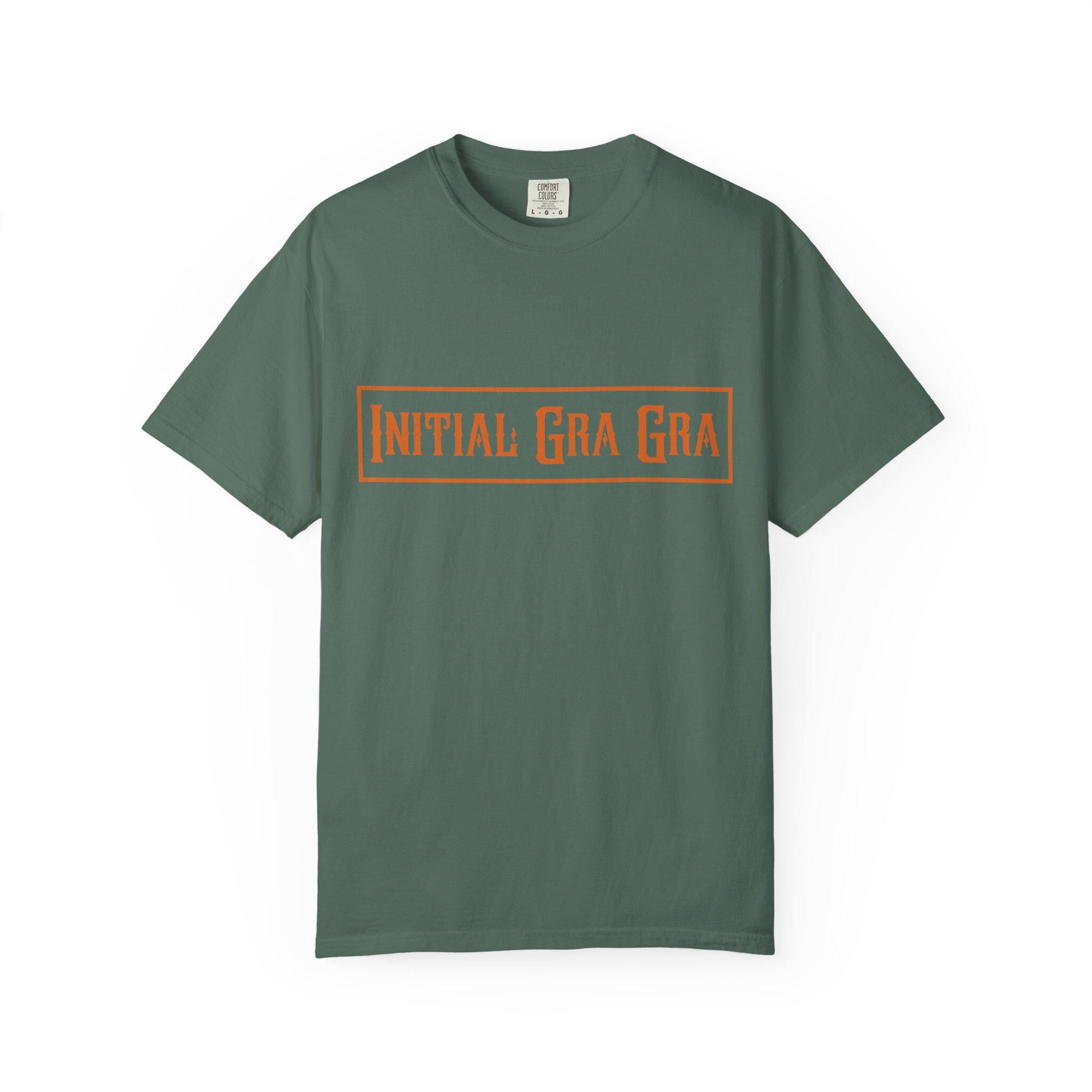 Initial Gra Gra T-shirt | Comfort Colors 1717 | Slang Thread
