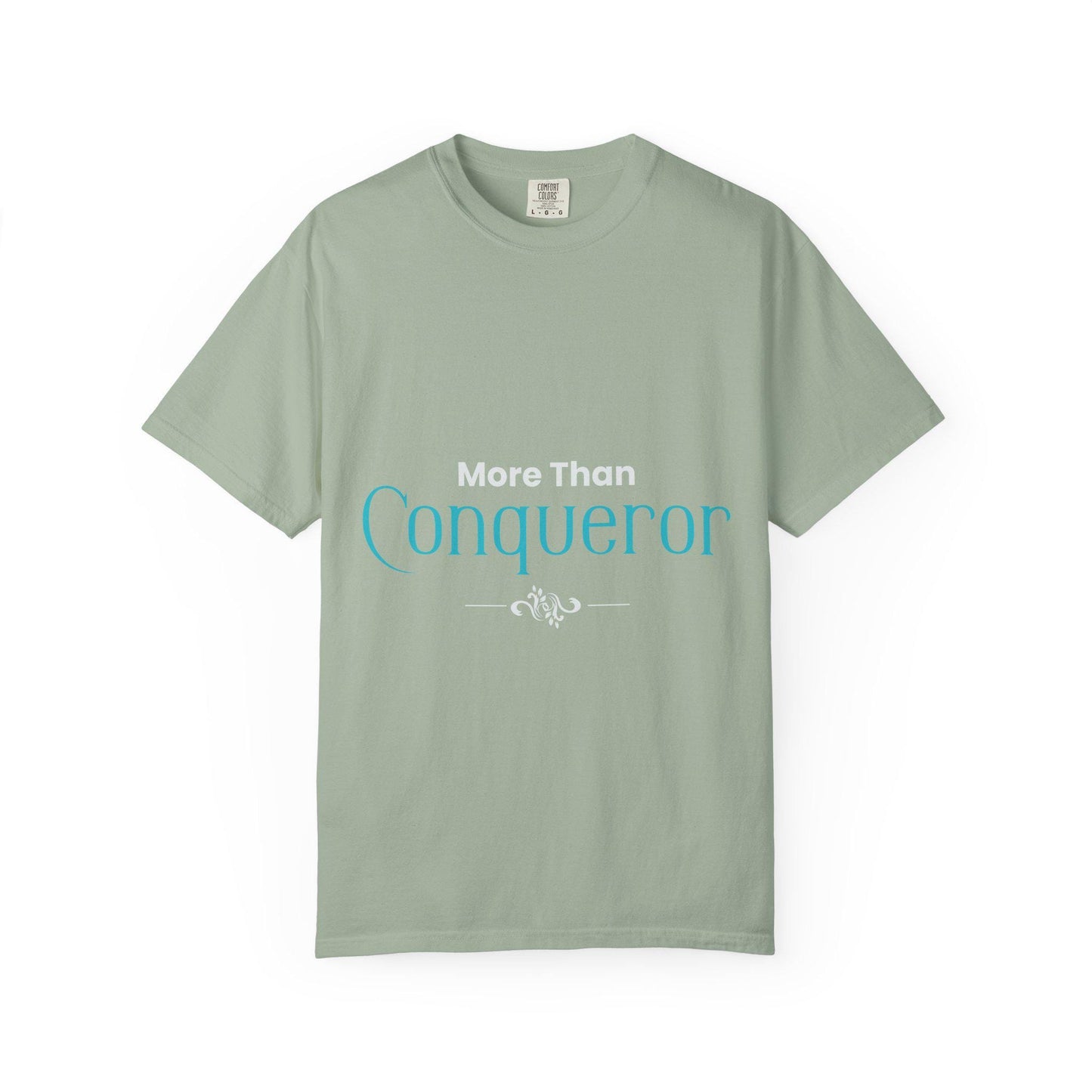 More than Conqueror T-shirt | Comfort Colors 1717 | Slang Thread
