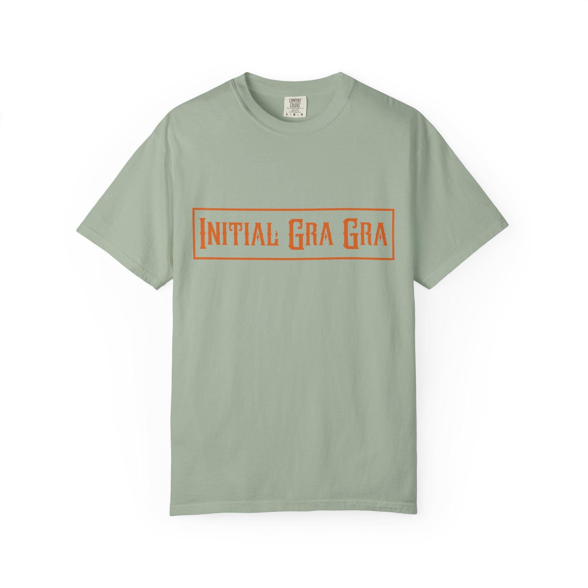 Initial Gra Gra T-shirt | Comfort Colors 1717 | Slang Thread