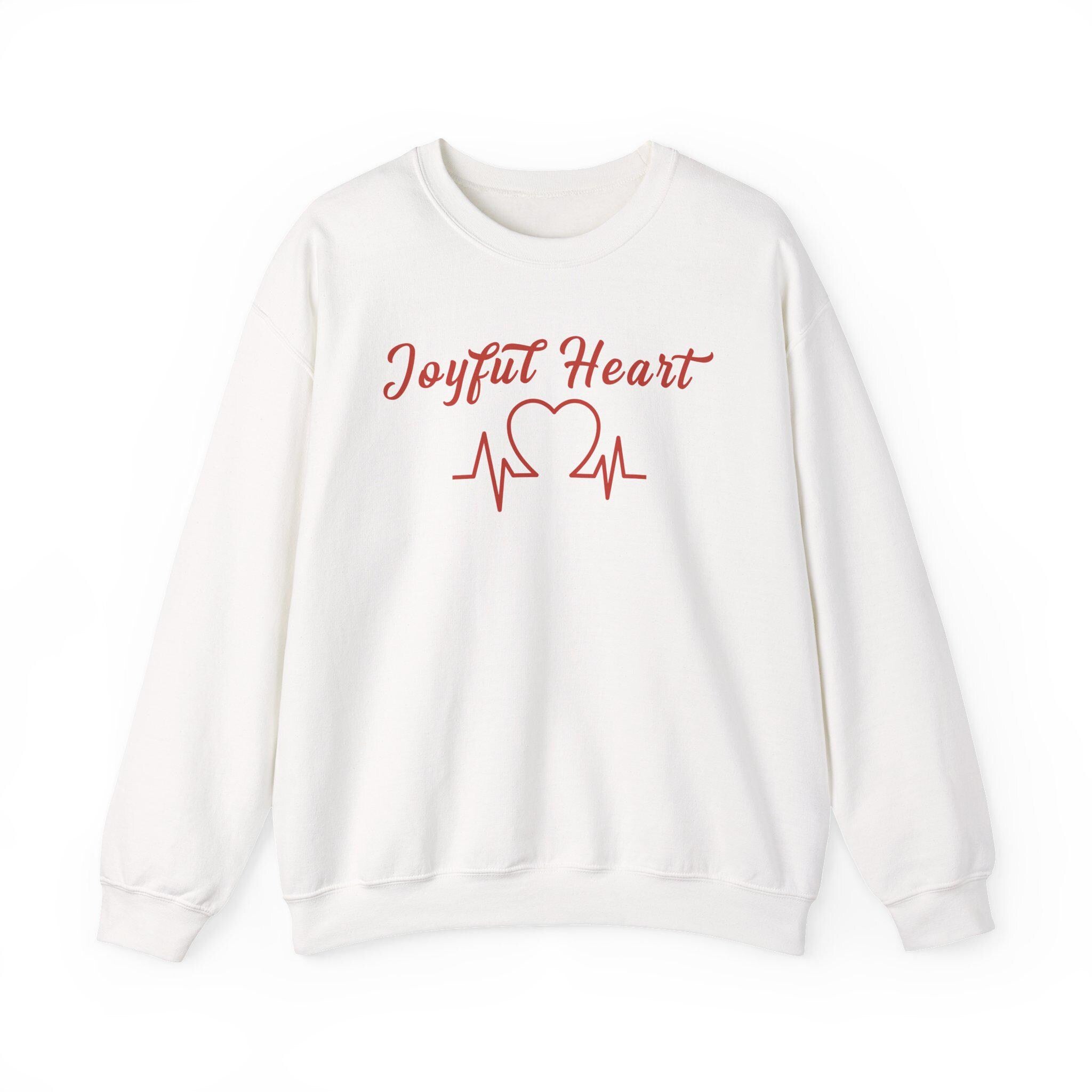 Joyful Heart sweatshirt | Heart Illustration Crewneck