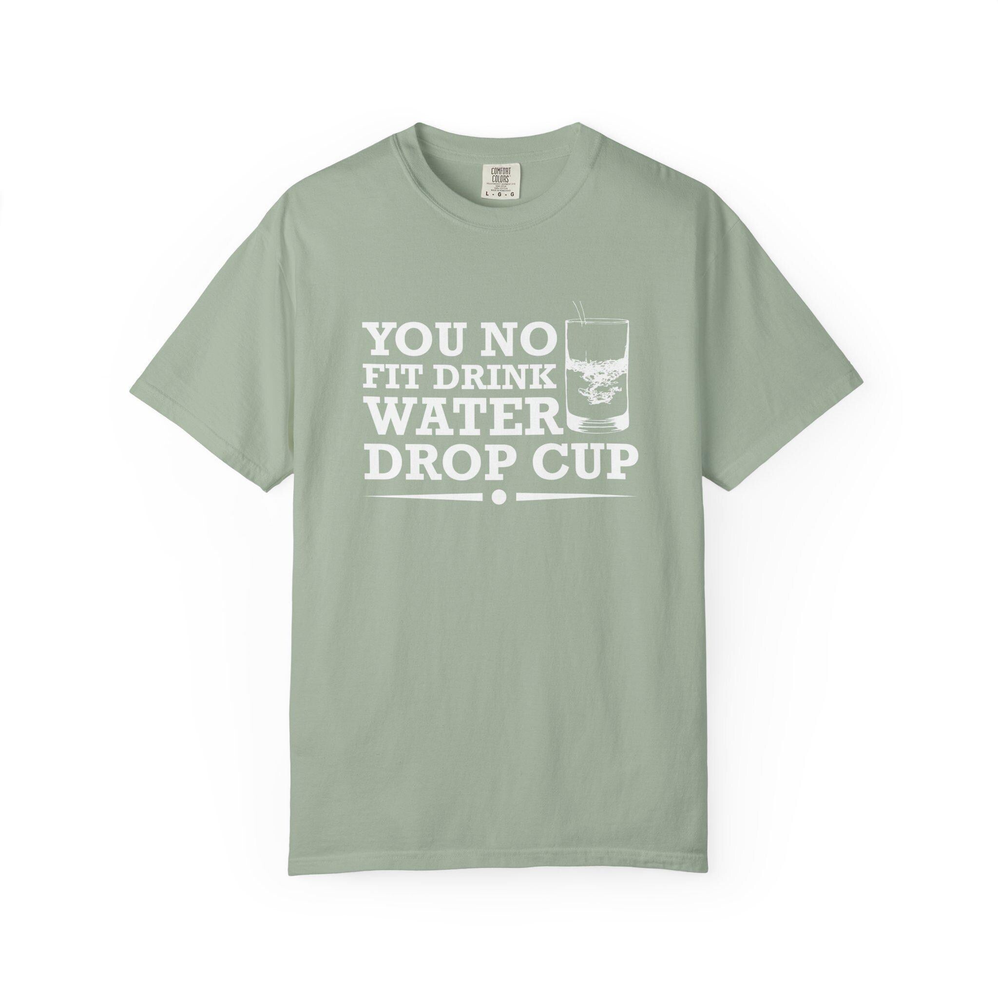 Water Drop cup T-shirt | Comfort Colors 1717 | Slang Thread