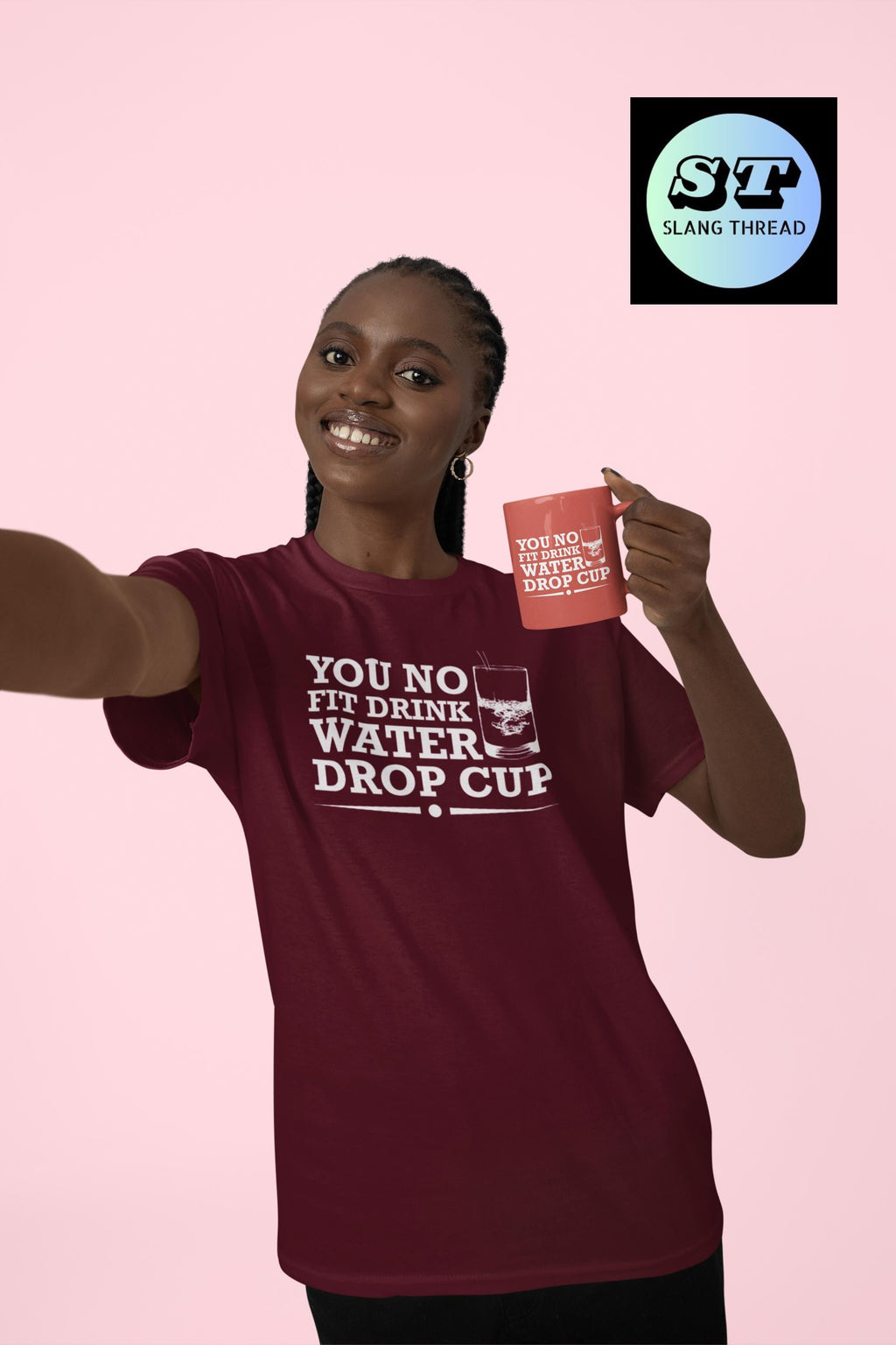 Water Drop cup T-shirt | Comfort Colors 1717 | Slang Thread