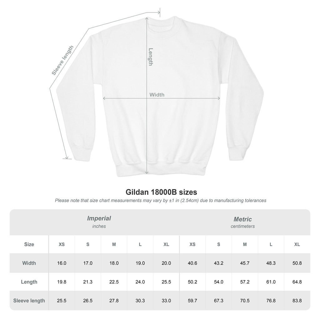 Faith script sweatshirt | Youth crewneck