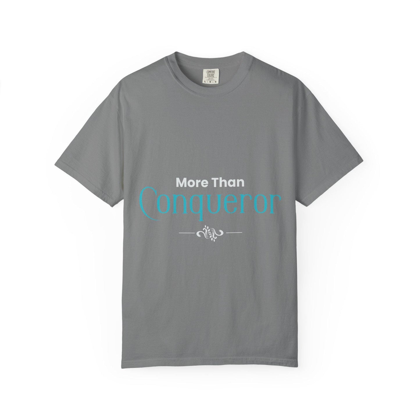 More than Conqueror T-shirt | Comfort Colors 1717 | Slang Thread